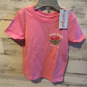Cat & Jack Toddler Girl T-Shirt Pink Size 3T NEW